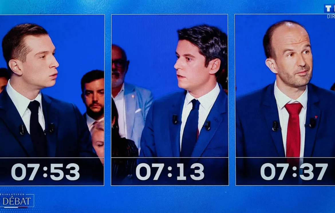 Élection législative 2024 : Points saillants du débat Attal, Bardella, Bompard ?